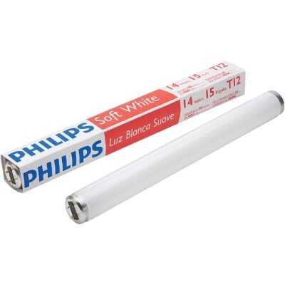 Philips ALTO 14W 15 In. Soft White T12 Medium Bi-Pin Fluorescent Tube Light Bulb