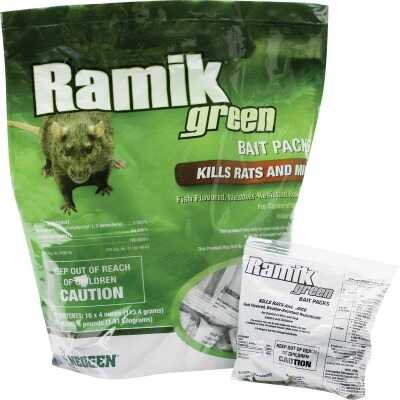 Ramik Green Pellet Bait Pack Rat And Mouse Poison (16-Pack)